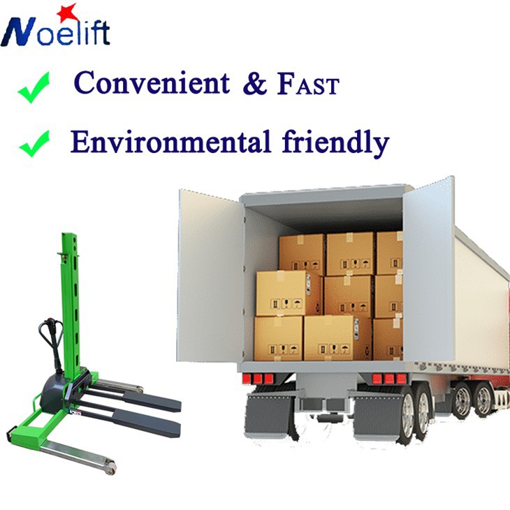 CE 500kg سیلف لوڈنگ اسٹیکر اسٹاک 0.5 ٹن الیکٹرک اسٹیکر